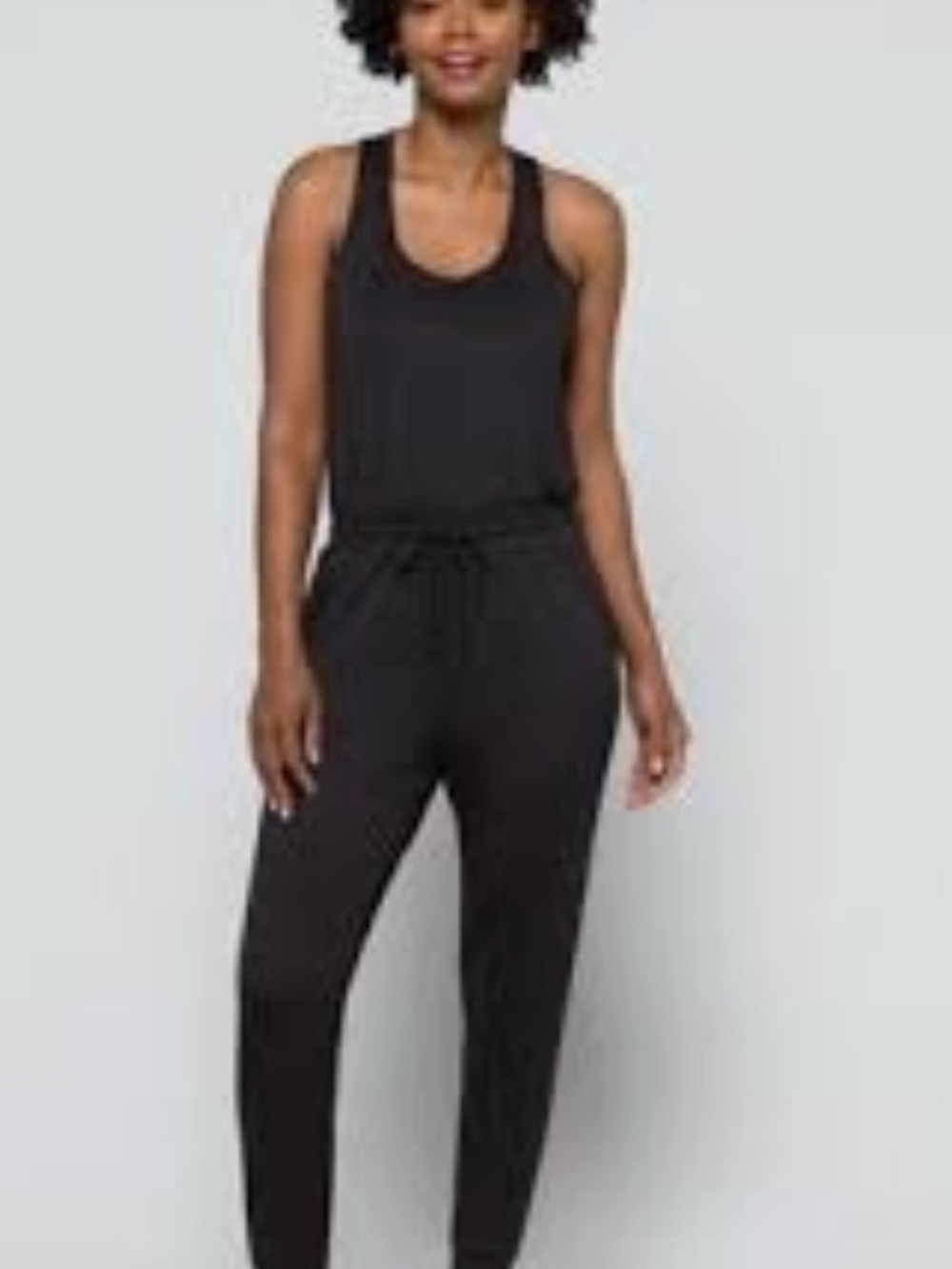 🌼B2G1🌼 We Wander Black Tank Active Jumpsuit NWOT